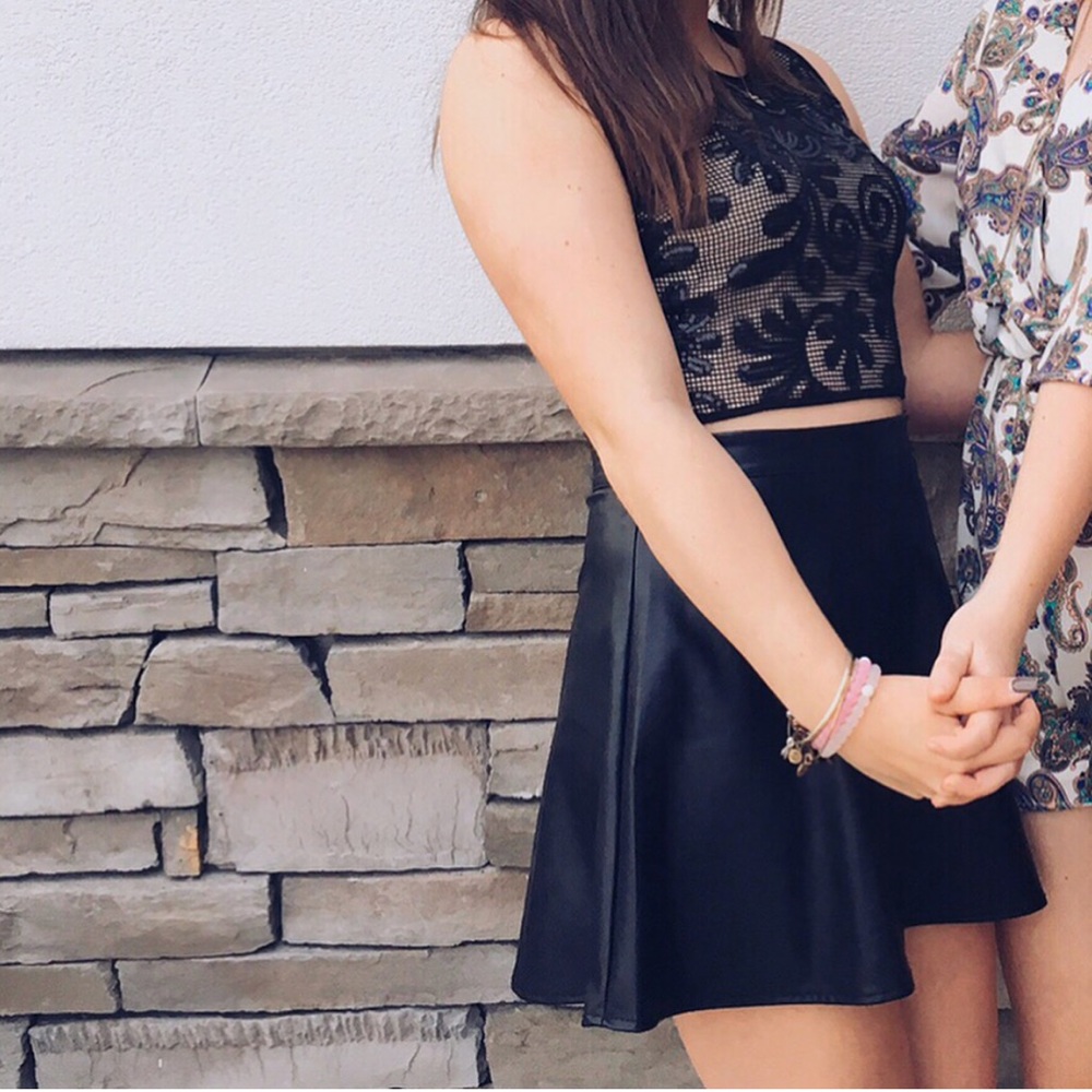 Formal crop top
